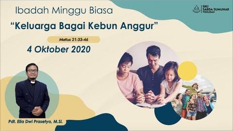 Embedded thumbnail for Ibadah Keluarga Minggu, 4 Oktober 2020