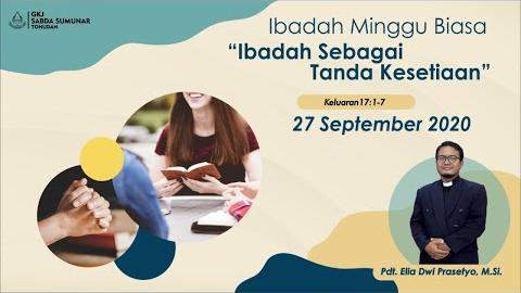 Embedded thumbnail for Ibadah Keluarga Minggu, 27 September 2020