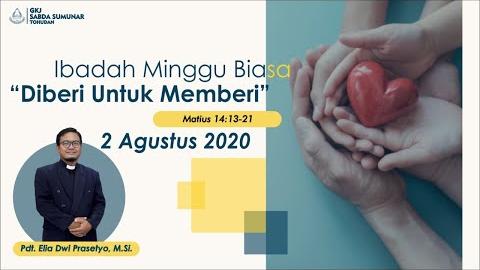 Embedded thumbnail for Ibadah Keluarga Minggu, 2 Agustus 2020
