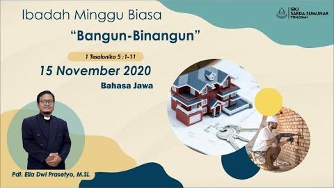 Embedded thumbnail for Ibadah Keluarga Minggu, 15 November 2020
