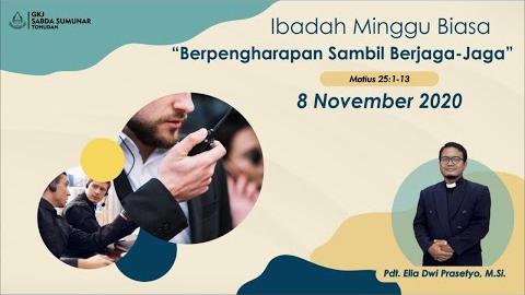 Embedded thumbnail for Ibadah Keluarga Minggu, 8 November 2020