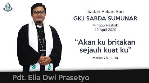 Embedded thumbnail for Ibadah Pekan Suci Minggu Paskah, 12 April 2020