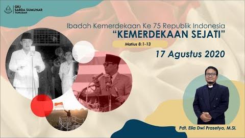 Embedded thumbnail for Ibadah Keluarga HUT Republik Indonesia, Senin, 17 Agustus 2020