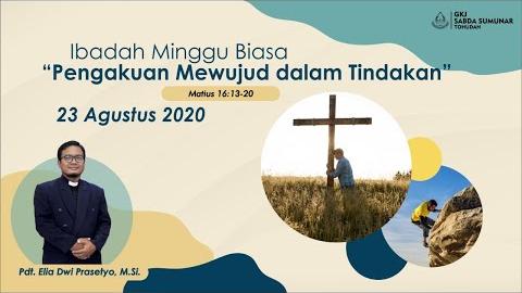 Embedded thumbnail for Ibadah Keluarga Minggu, 23 Agustus 2020